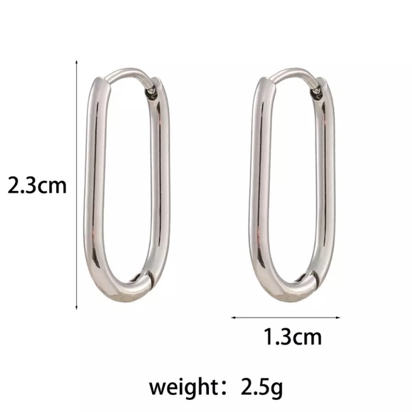 New Silver Huggies Hoops Tarnish Free Earrings - Picture 6 of 6